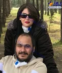 چهره متفاوت رضا داودنژاد و همسرش در روزهای کرونایی