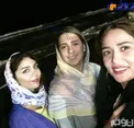پریناز ایزدیار و دوستانش کنار ساحل +عکس