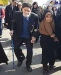 عکسی تأثیرگذار از حضوری متفاوت در راهپیمایی 22بهمن