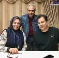 مهران مدیری و پیمان قاسم خانی در پشت صحنه هیولا /عکس