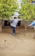 خاص‌ترین امدادگر سیل لرستان!/عکس