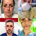 تصاویری غم انگیز از پزشکان ایتالیایی در مبارزه با کرونا
