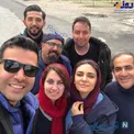 عکس/ لیندا کیانی در پشت صحنه یک فیلم