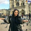 خانم بازیگر در یک جای عجیب و غریب در خارج از ایران + عکس